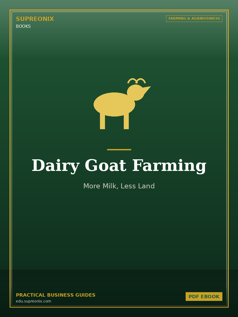 Dairy Goat Farming: More Milk, Less Land