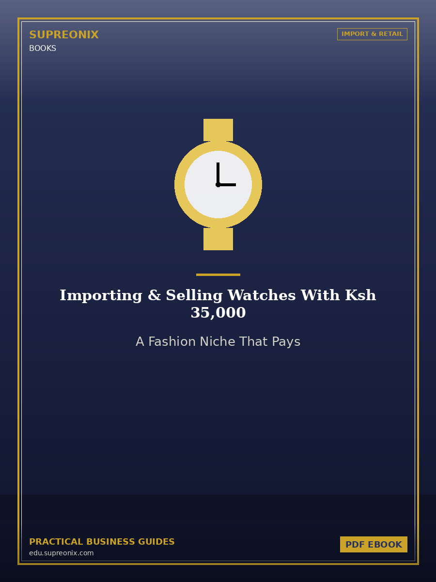 Importing & Selling Watches With Ksh 35,000