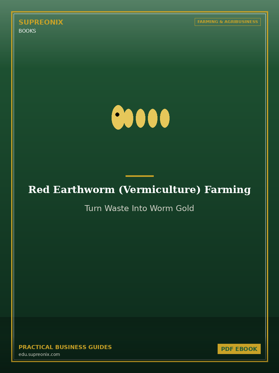 Red Earthworm (Vermiculture) Farming